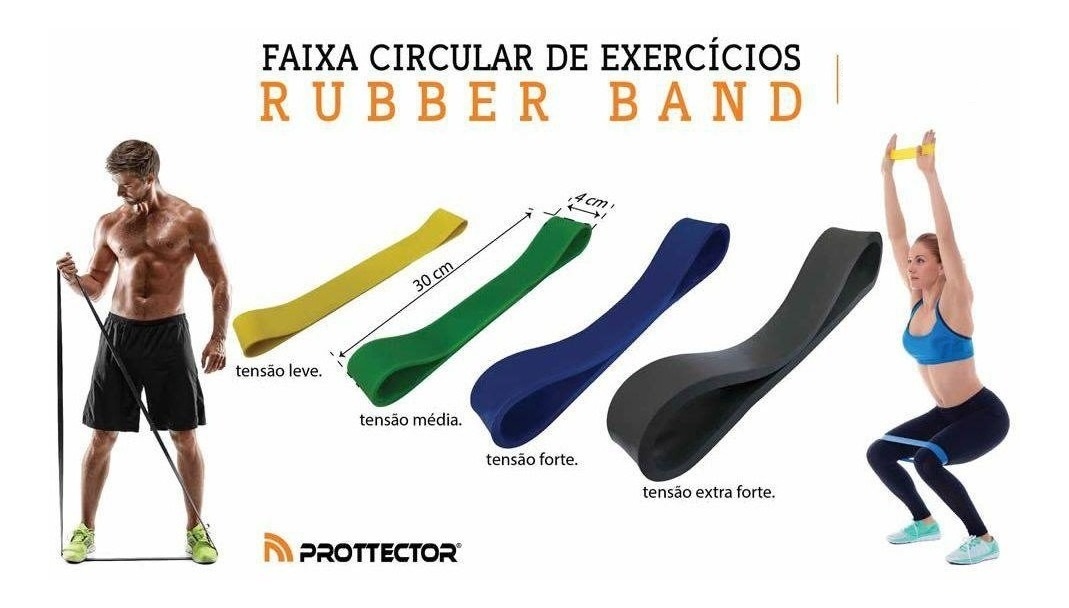 Faixa Circular de Exercícios Rubber Band Imagem 1